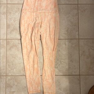 Fabletics Peach Patterned Leggings